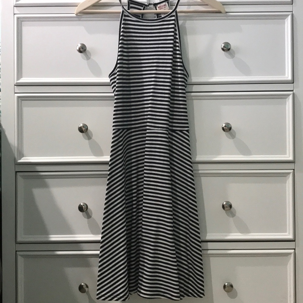 Mossimo Black and White Striped Dress